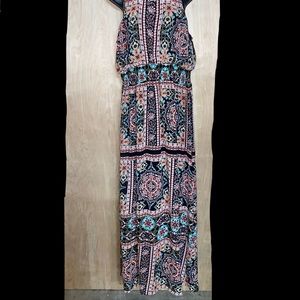 xhilaration maxi turtle neck dress size XXL